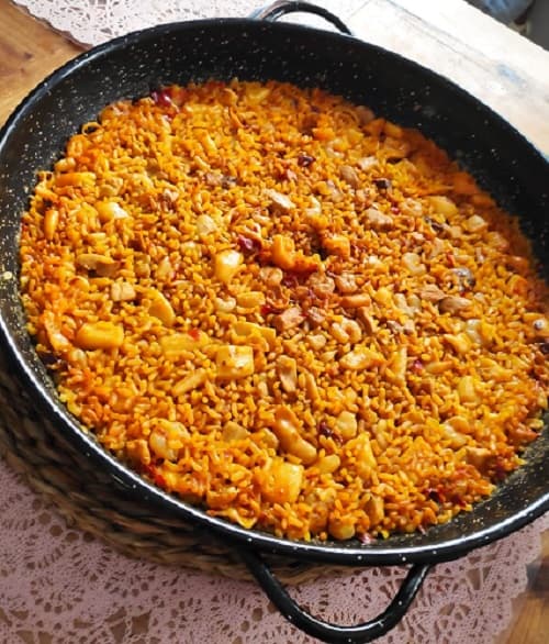 Paella alicantina de marisco Recetas de cocina