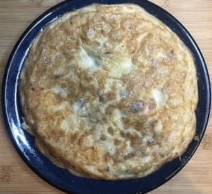Tortilla de atún y garbanzos - tortilla francesa