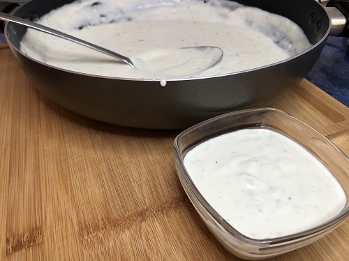 Salsa de queso azul